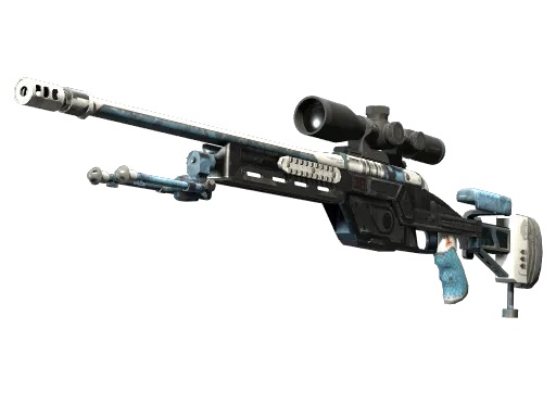StatTrak™ SSG 08 | Ghost Crusader (Well-Worn)