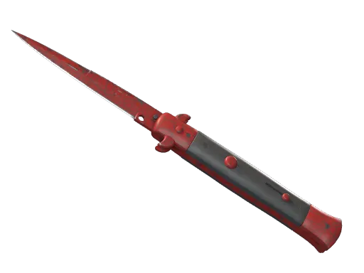 ★ Stiletto Knife | Crimson Web (Field-Tested)