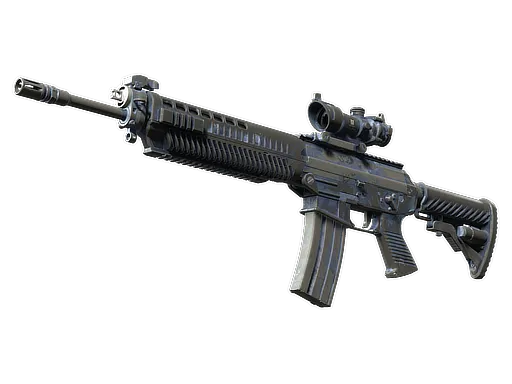 SG 553 | Night Camo (Battle-Scarred)