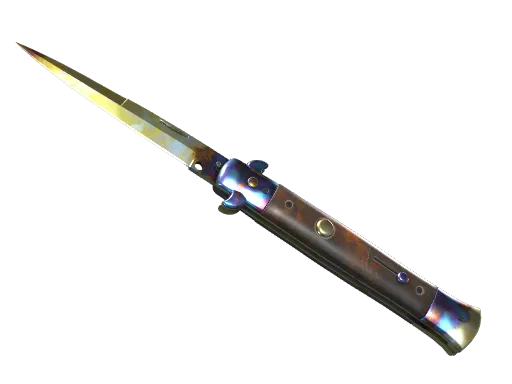 ★ Stiletto Knife | Case Hardened (Minimal Wear)