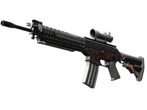 SG 553 | Heavy Metal (Minimal Wear)