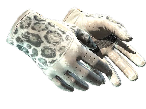★ Driver Gloves | Snow Leopard (Well-Worn)