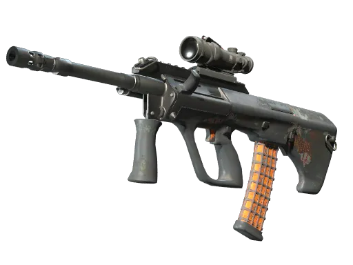 StatTrak™ AUG | Amber Slipstream (Battle-Scarred)