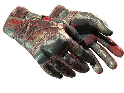 ★ Moto Gloves | Blood Pressure (Battle-Scarred)