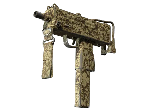 Souvenir MAC-10 | Sienna Damask (Well-Worn)
