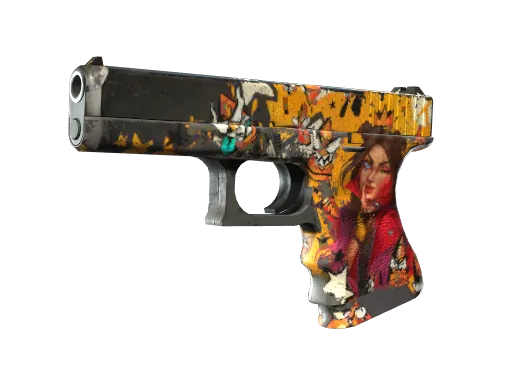 Glock-18 | Bullet Queen (Battle-Scarred)