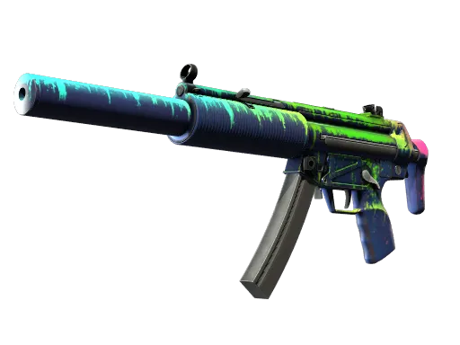 StatTrak™ MP5-SD | Phosphor (Minimal Wear)