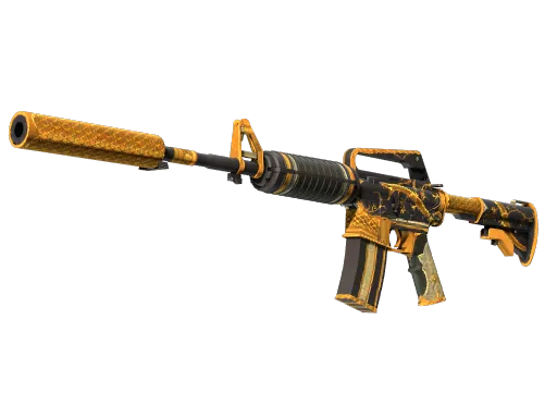 M4A1-S | Golden Coil (Well-Worn)
