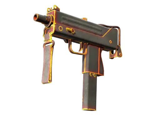 MAC-10 | Heat (Battle-Scarred)
