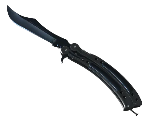 ★ Butterfly Knife | Blue Steel (Well-Worn)