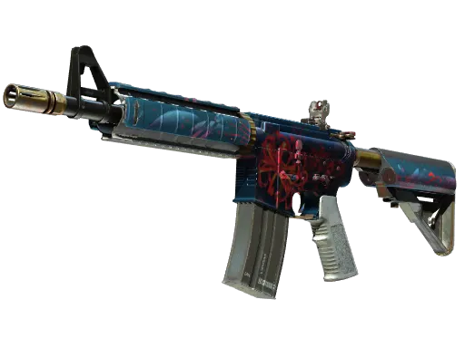StatTrak™ M4A4 | Spider Lily (Well-Worn)