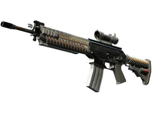 SG 553 | Aerial (Battle-Scarred)