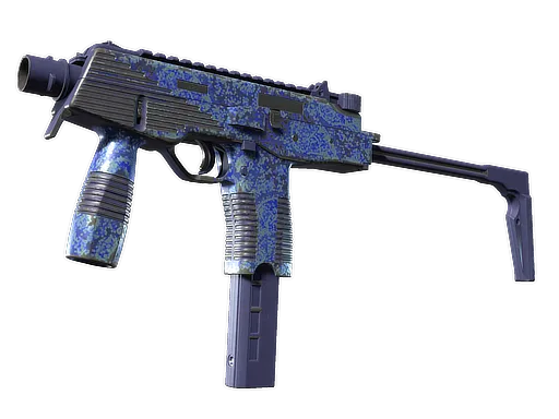 MP9 | Cobalt Paisley (Well-Worn)