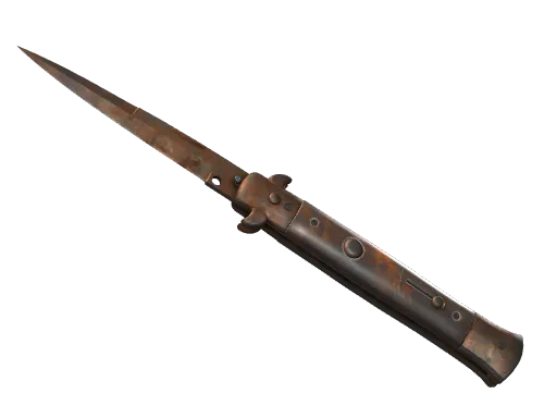 ★ Stiletto Knife | Rust Coat (Battle-Scarred)