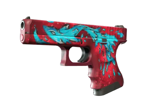 StatTrak™ Glock-18 | Water Elemental (Minimal Wear)