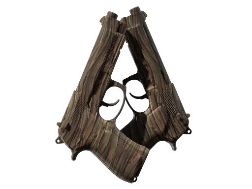 Dual Berettas | Drift Wood (Minimal Wear)