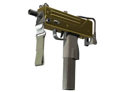 MAC-10 | Gold Brick (Minimal Wear)
