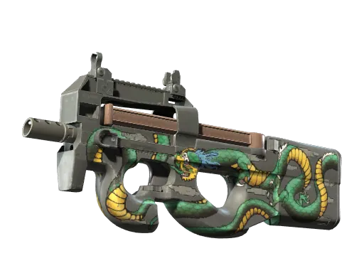 StatTrak™ P90 | Emerald Dragon (Factory New)