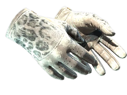 ★ Driver Gloves | Snow Leopard (Battle-Scarred)