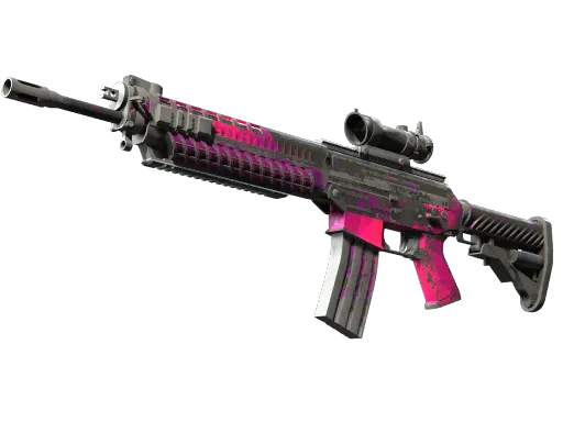 StatTrak™ SG 553 | Pulse (Battle-Scarred)