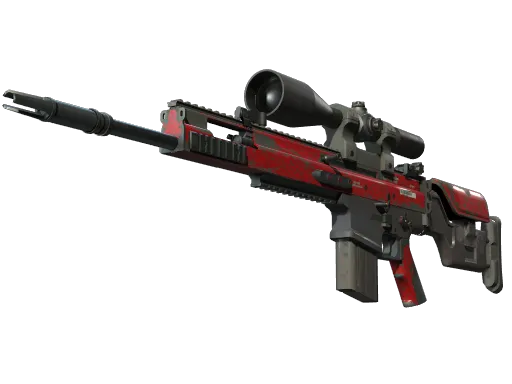 StatTrak™ SCAR-20 | Crimson Web (Field-Tested)