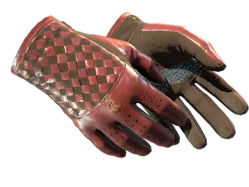 ★ Driver Gloves | Crimson Weave (Well-Worn)