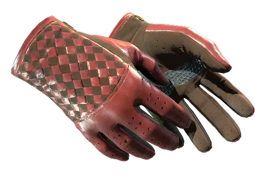 ★ Driver Gloves | Crimson Weave (Minimal Wear)