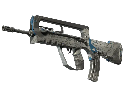 FAMAS | Halftone Wash (Well-Worn)
