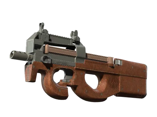 P90 | Leather (Battle-Scarred)