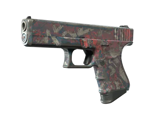 Souvenir Glock-18 | Teal Graf (Well-Worn)