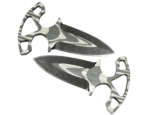 ★ StatTrak™ Shadow Daggers | Black Laminate (Well-Worn)