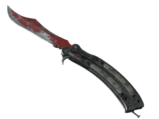 ★ Butterfly Knife | Crimson Web (Battle-Scarred)