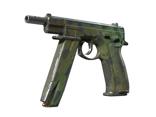 CZ75-Auto | Jungle Dashed (Well-Worn)