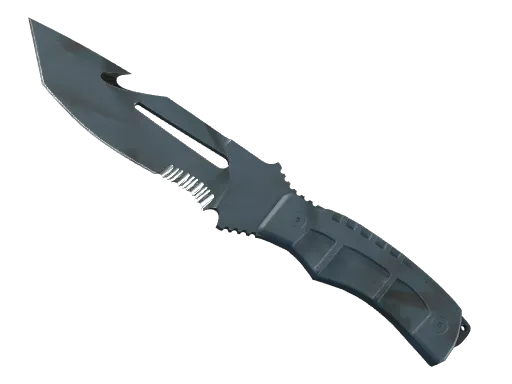 ★ Survival Knife | Night Stripe (Well-Worn)