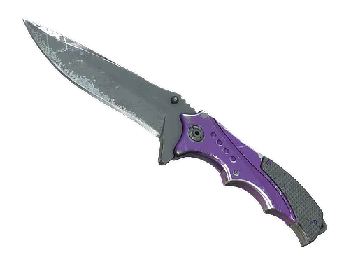 ★ StatTrak™ Nomad Knife | Ultraviolet (Battle-Scarred)
