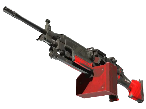 StatTrak™ M249 | System Lock (Battle-Scarred)