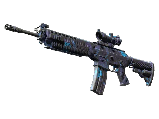 StatTrak™ SG 553 | Aloha (Well-Worn)