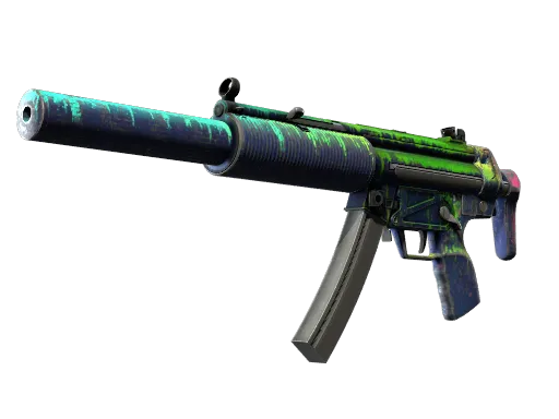 StatTrak™ MP5-SD | Phosphor (Battle-Scarred)