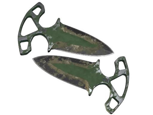 ★ StatTrak™ Shadow Daggers | Forest DDPAT (Battle-Scarred)