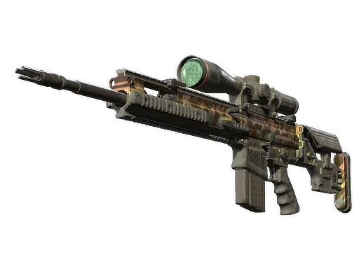 StatTrak™ SCAR-20 | Caged (Battle-Scarred)