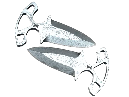 ★ Shadow Daggers | Damascus Steel (Well-Worn)
