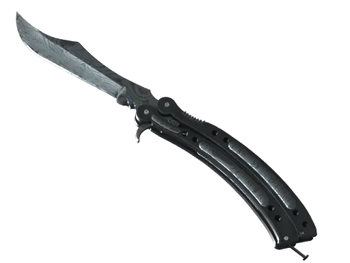 ★ Butterfly Knife | Damascus Steel (Well-Worn)