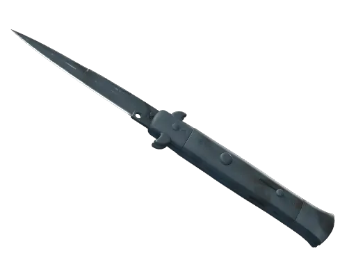 ★ Stiletto Knife | Night Stripe (Well-Worn)