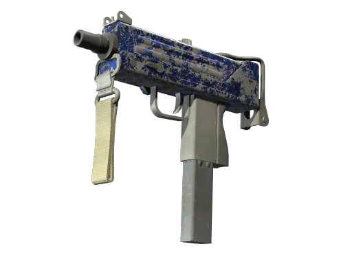 StatTrak™ MAC-10 | Lapis Gator (Battle-Scarred)