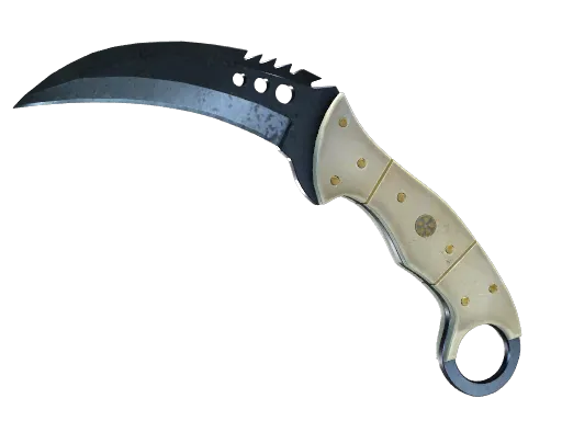 ★ Talon Knife | Blue Steel (Well-Worn)