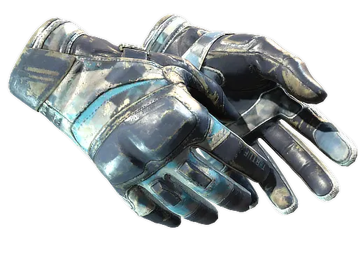 ★ Moto Gloves | Cool Mint (Battle-Scarred)