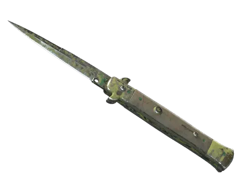 ★ Stiletto Knife | Boreal Forest (Battle-Scarred)