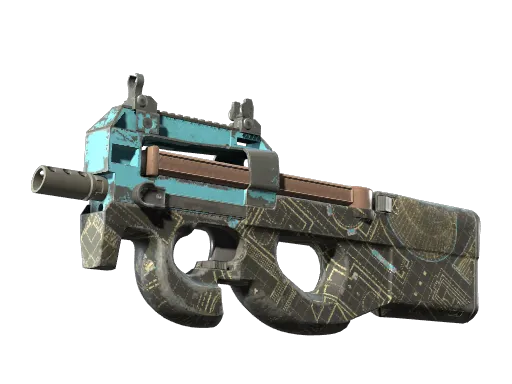 Souvenir P90 | Facility Negative (Well-Worn)