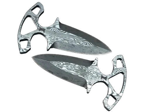 ★ Shadow Daggers | Damascus Steel (Battle-Scarred)