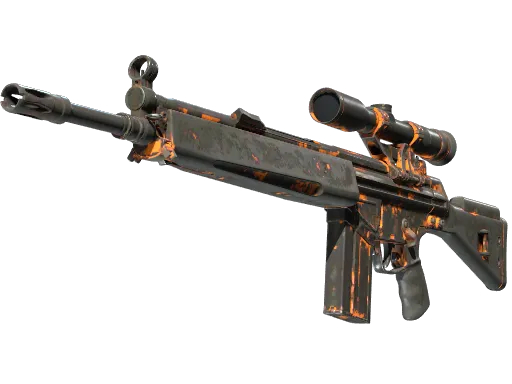 G3SG1 | Orange Crash (Battle-Scarred)